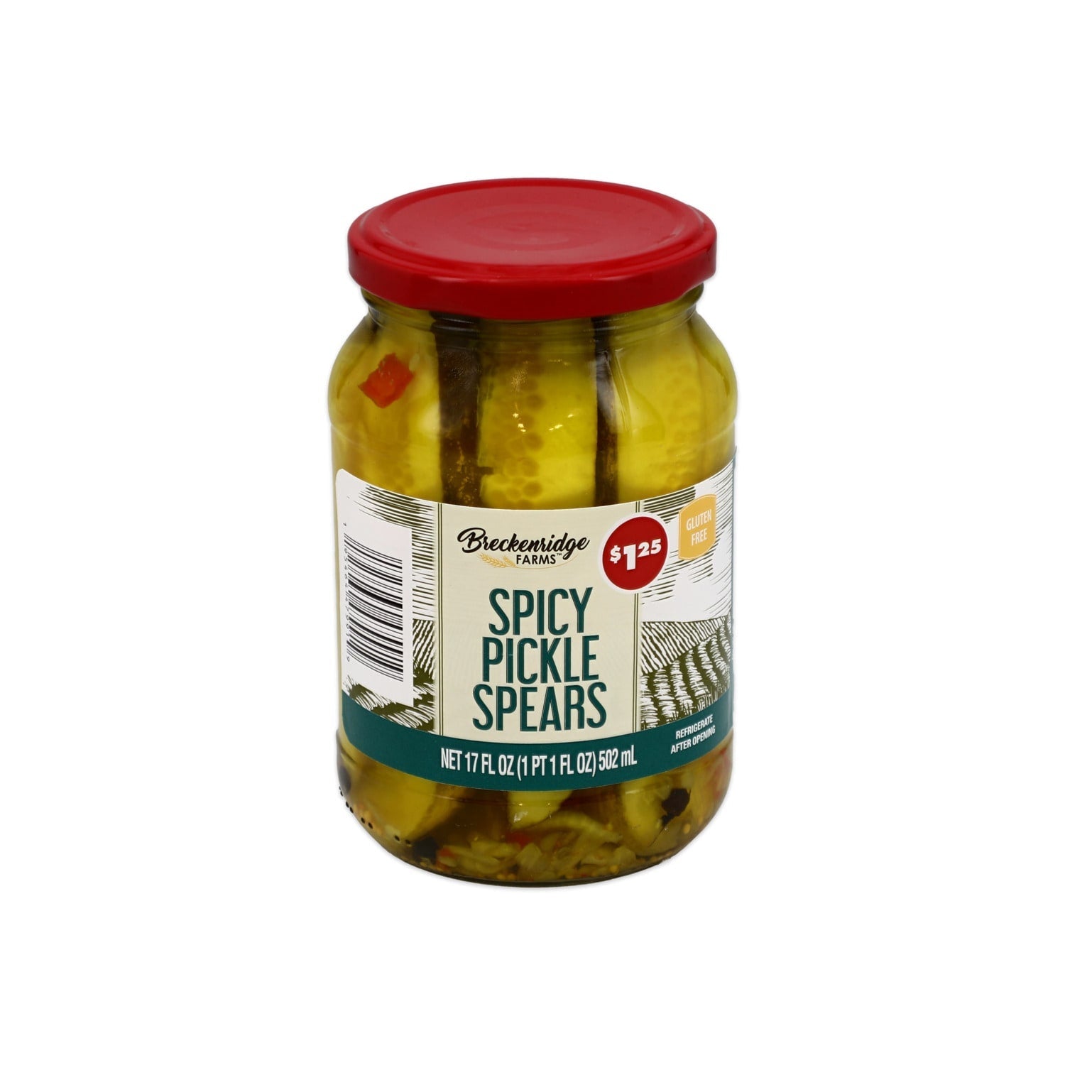 Breckenridge Farms Spicy Pickle Spears, 17 oz.