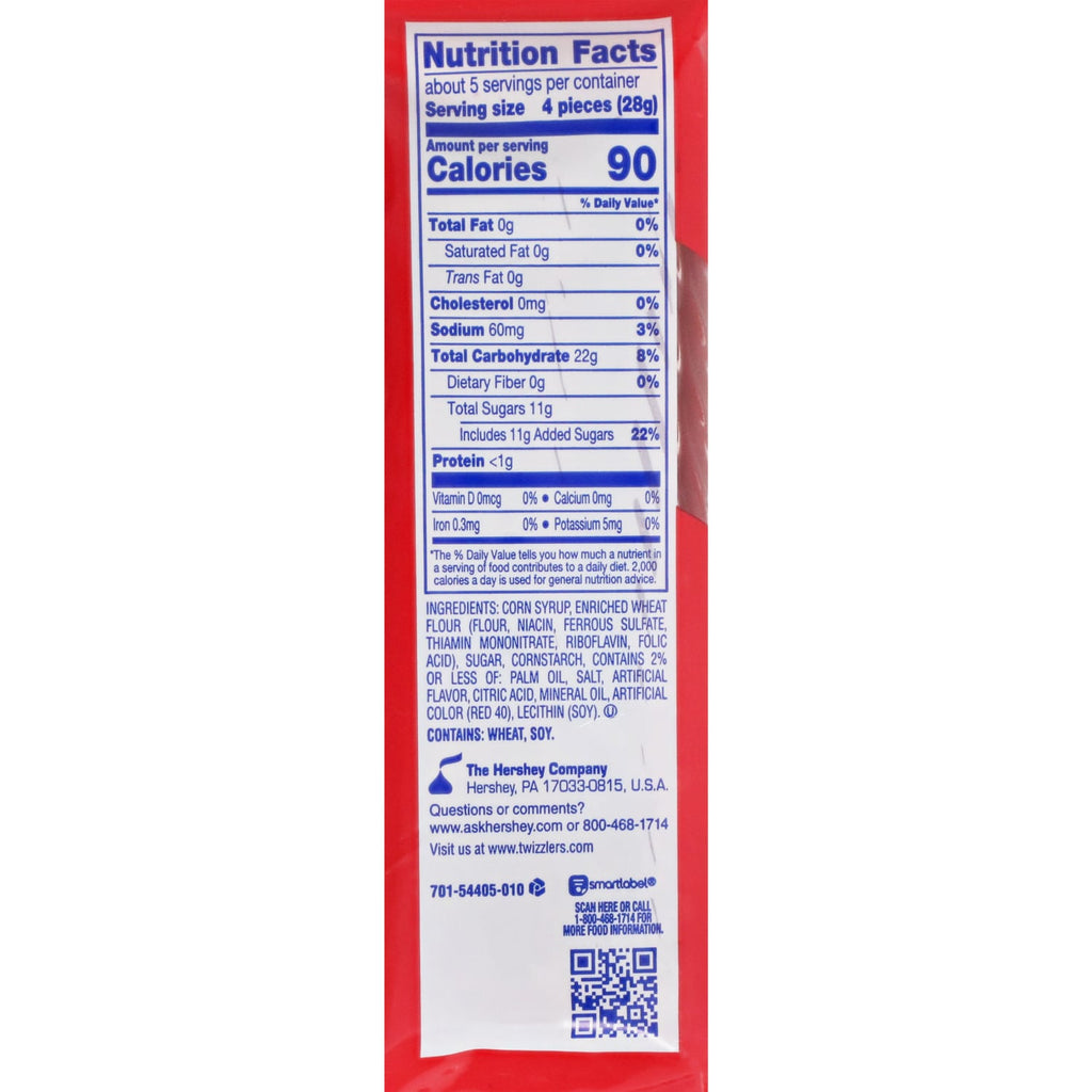 Twizzlers Strawberry Flavored Twists, 5 oz. Bags