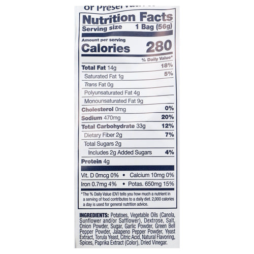 Cape Cod Sweet and Spicy JalapeÃ±o Potato Chips, 2 oz.