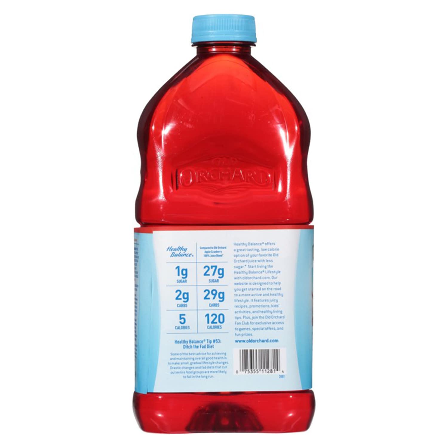 Old Orchard Healthy Balance Reduced Sugar Cranberry Juice, 64-oz.