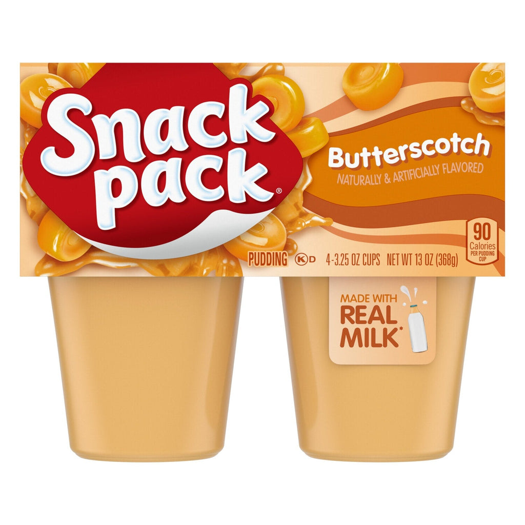 Snack Pack Butterscotch Pudding, 2-pc Pack.