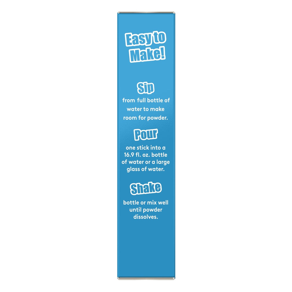 Icee Blue Raspberry-flavored Drink Sticks, 6-pc Pack.