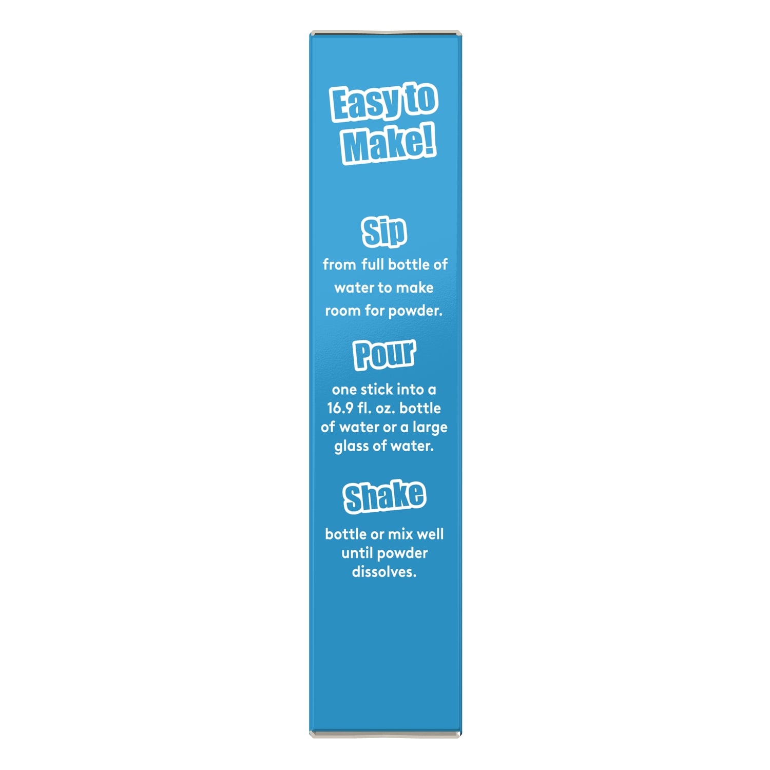 Icee Blue Raspberry-flavored Drink Sticks, 6-pc Pack.