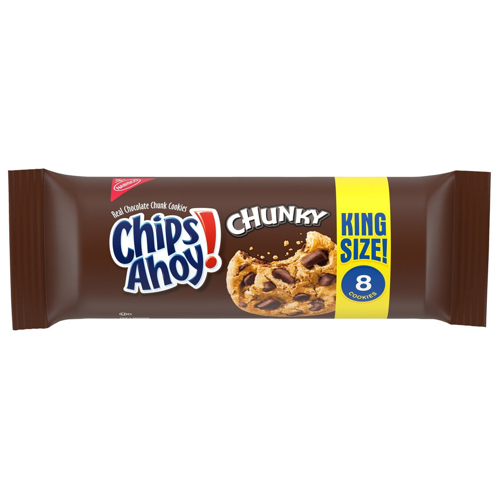 Nabisco King-Size Chips Ahoy! Chunky Chocolate Chip Cookies, 8-ct.