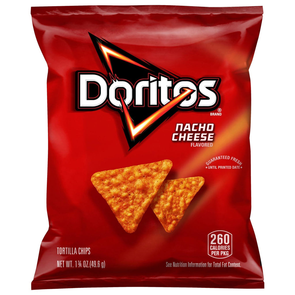 Doritos Nacho Cheese Flavored Tortilla Chips, 1-ct.