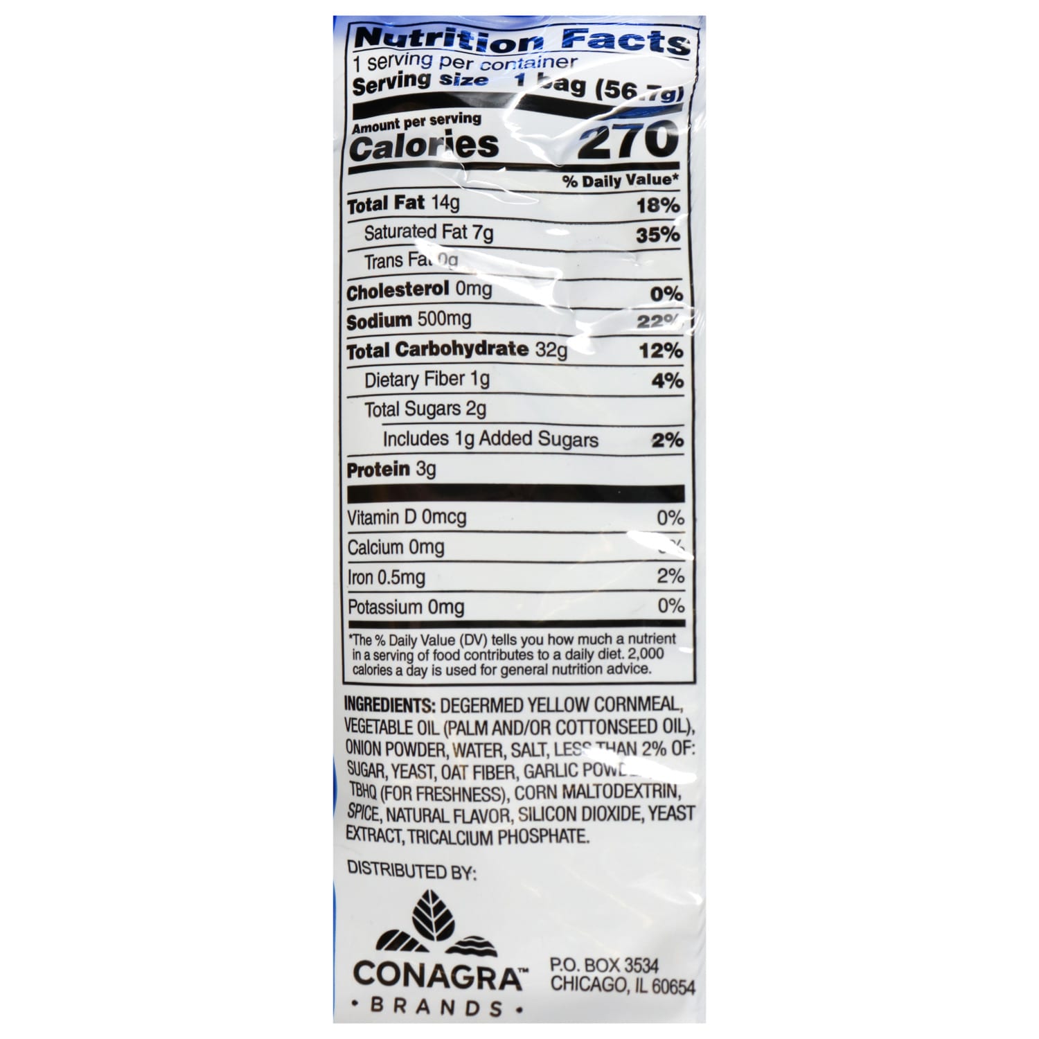 Conagra Brands Andy Capp's Beer Battered Onion Rings, 2 oz.