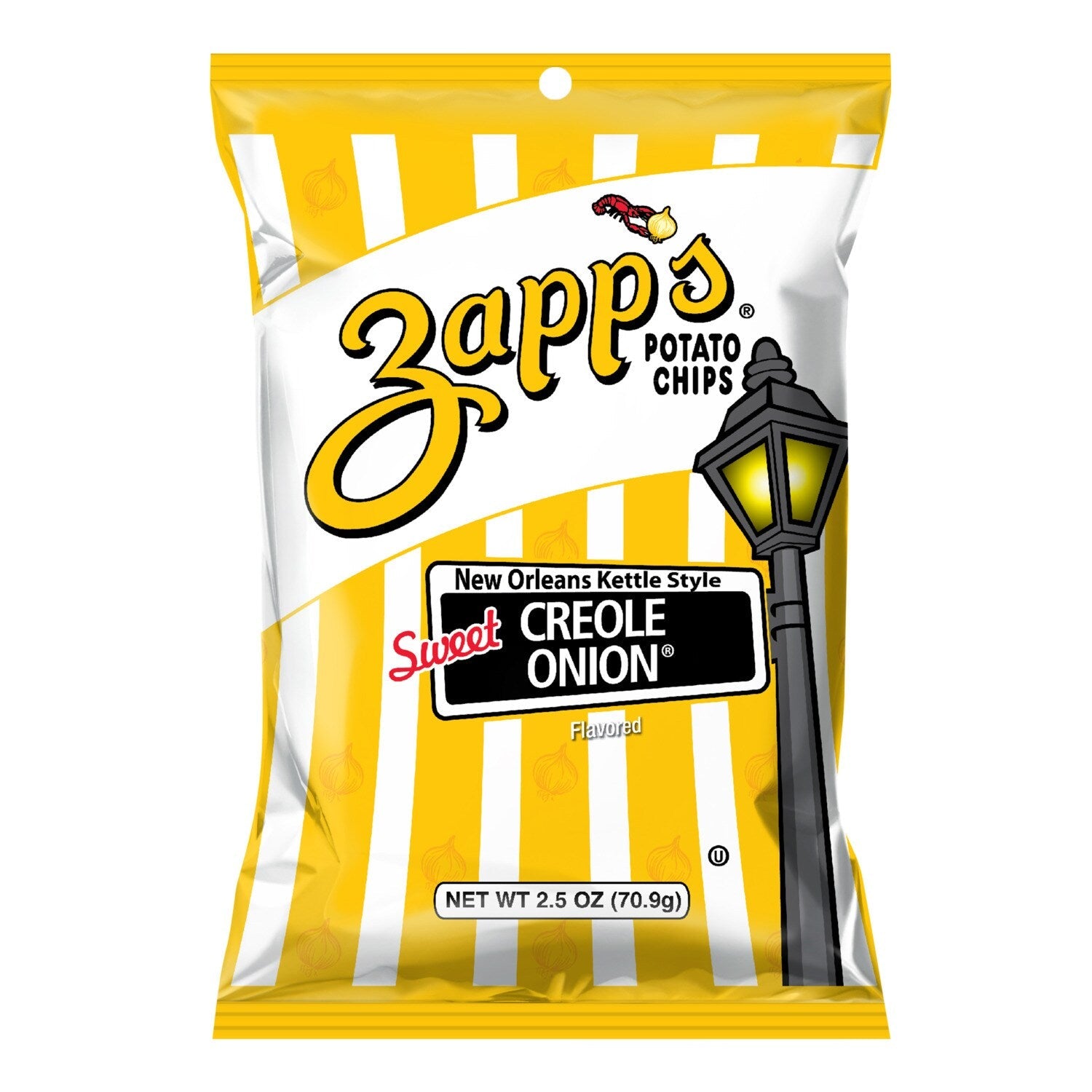 Zapp's New Orleans Creole Sweet Onion Potato Chips, 2.5-oz.