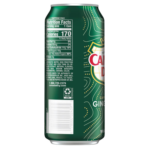 Canada Dry Ginger Ale Soda, 1-ct.