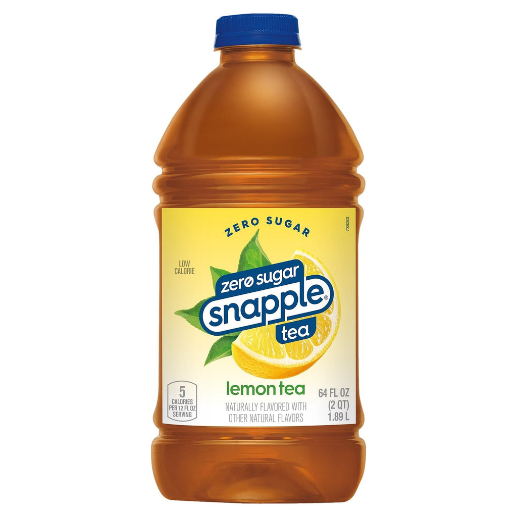 Snapple Zero Sugar Lemon Tea, 64 fl oz Bottle