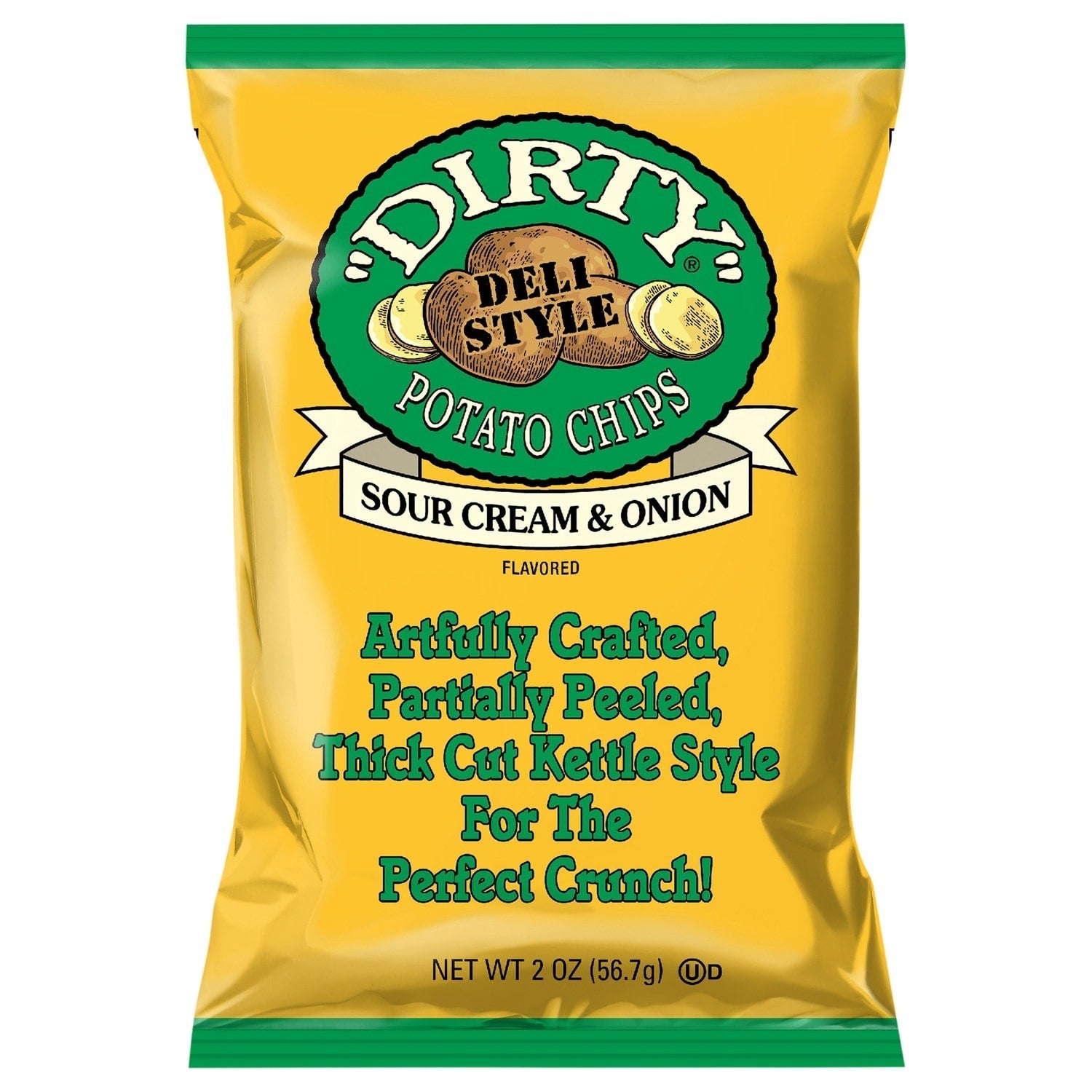 Dirty Sour Cream &amp; Onion Potato Chips, 2-oz. Bags