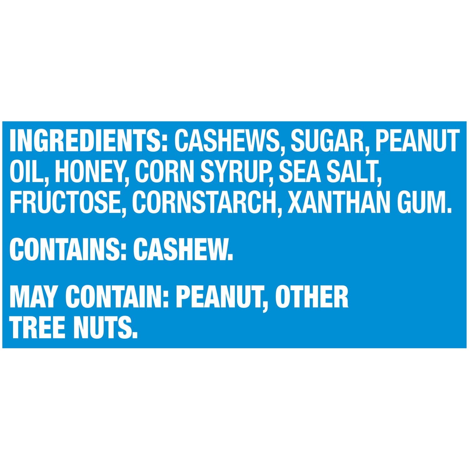 Planters Honey Roasted Cashews Tube, 1-ct.