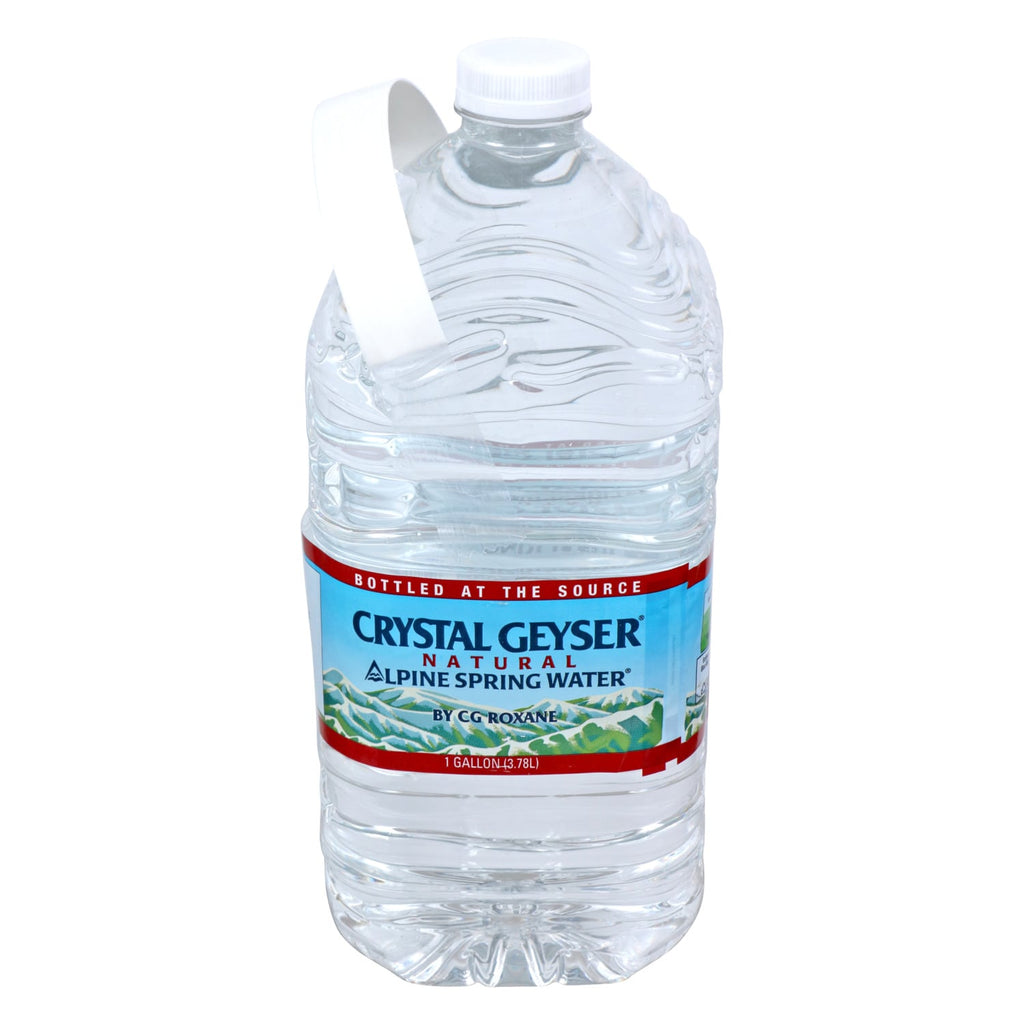 Crystal Geyser Natural Alpine Spring Water, 1 Gallon Jugs