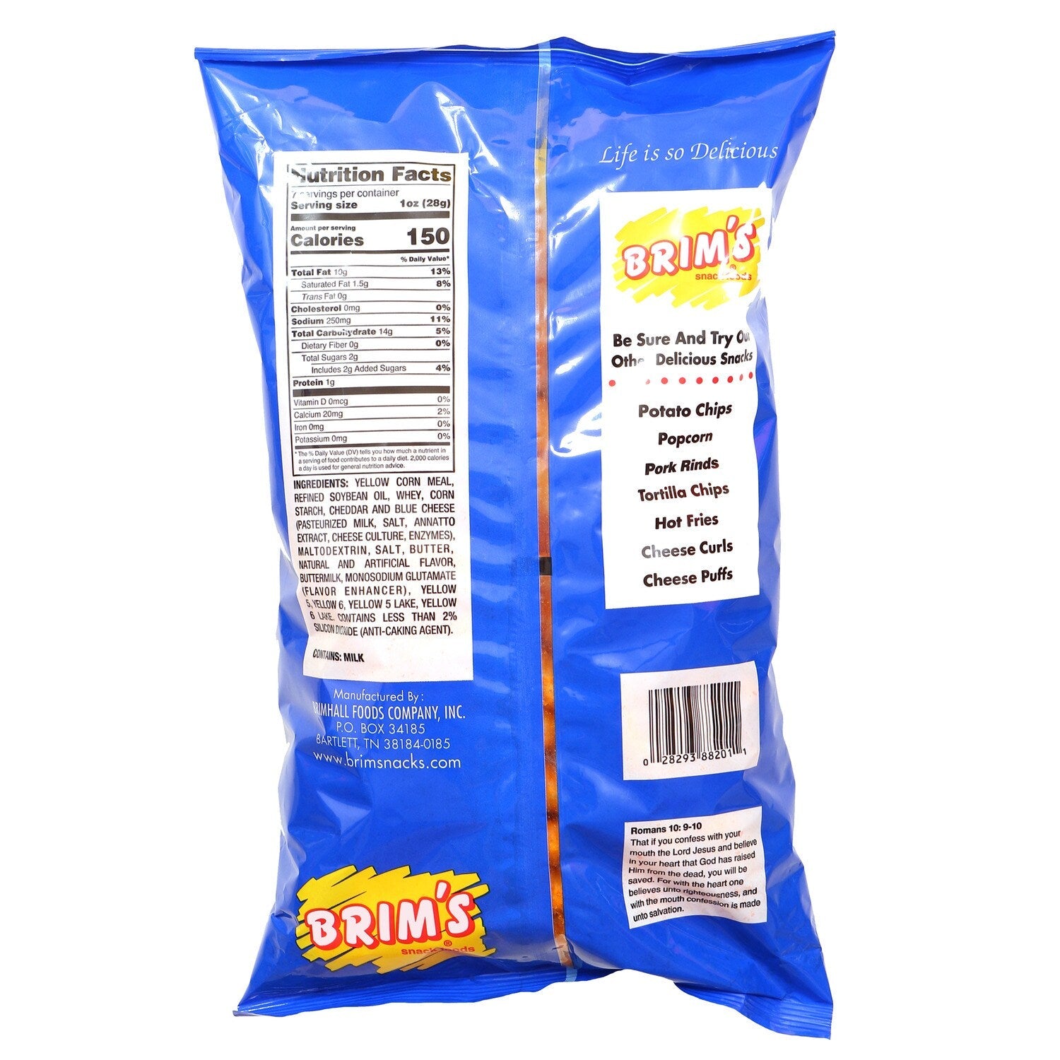 Brim's Cheese Puffs, 7-oz. Bags