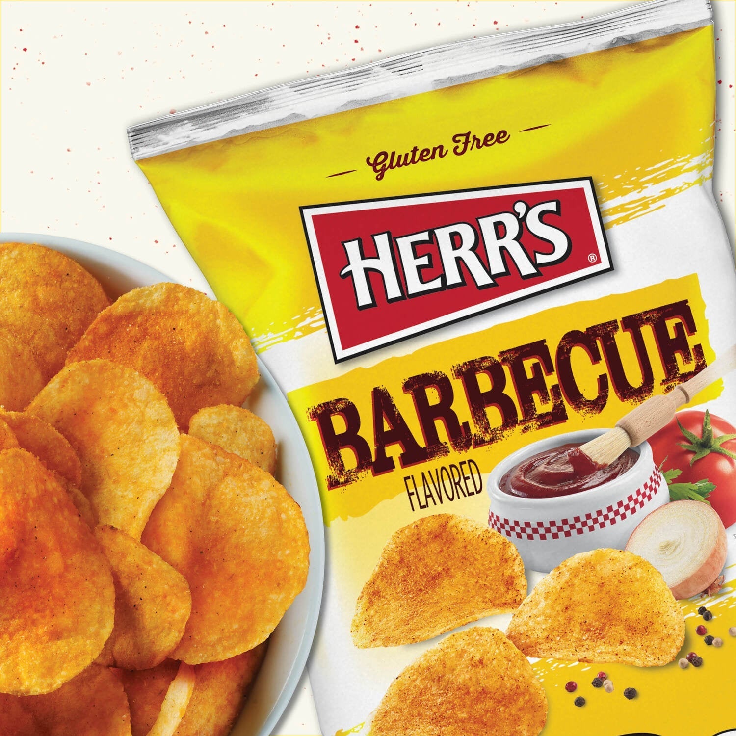 Herr's Barbecue Flavored Potato Chips, 1-ct.