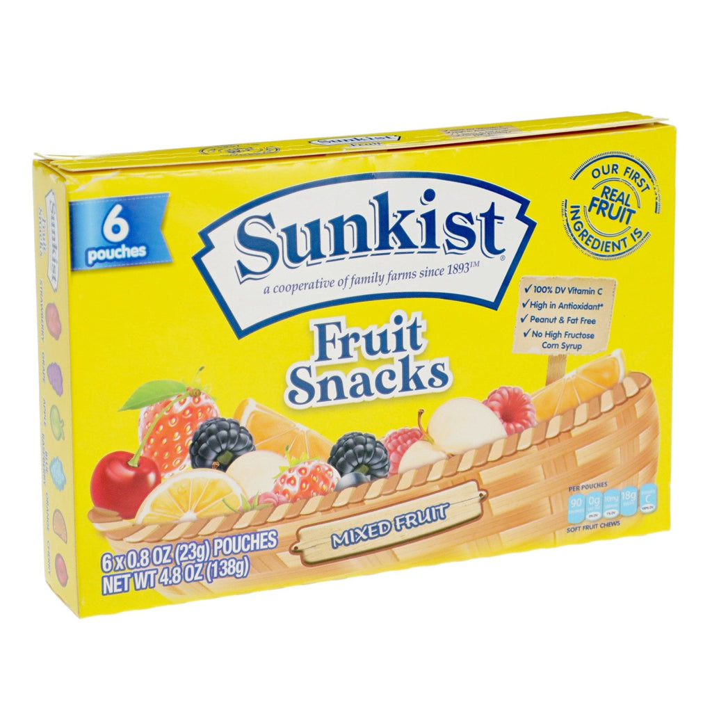 Sunkist Fruit Snacks, 6-ct. 4.8 oz.
