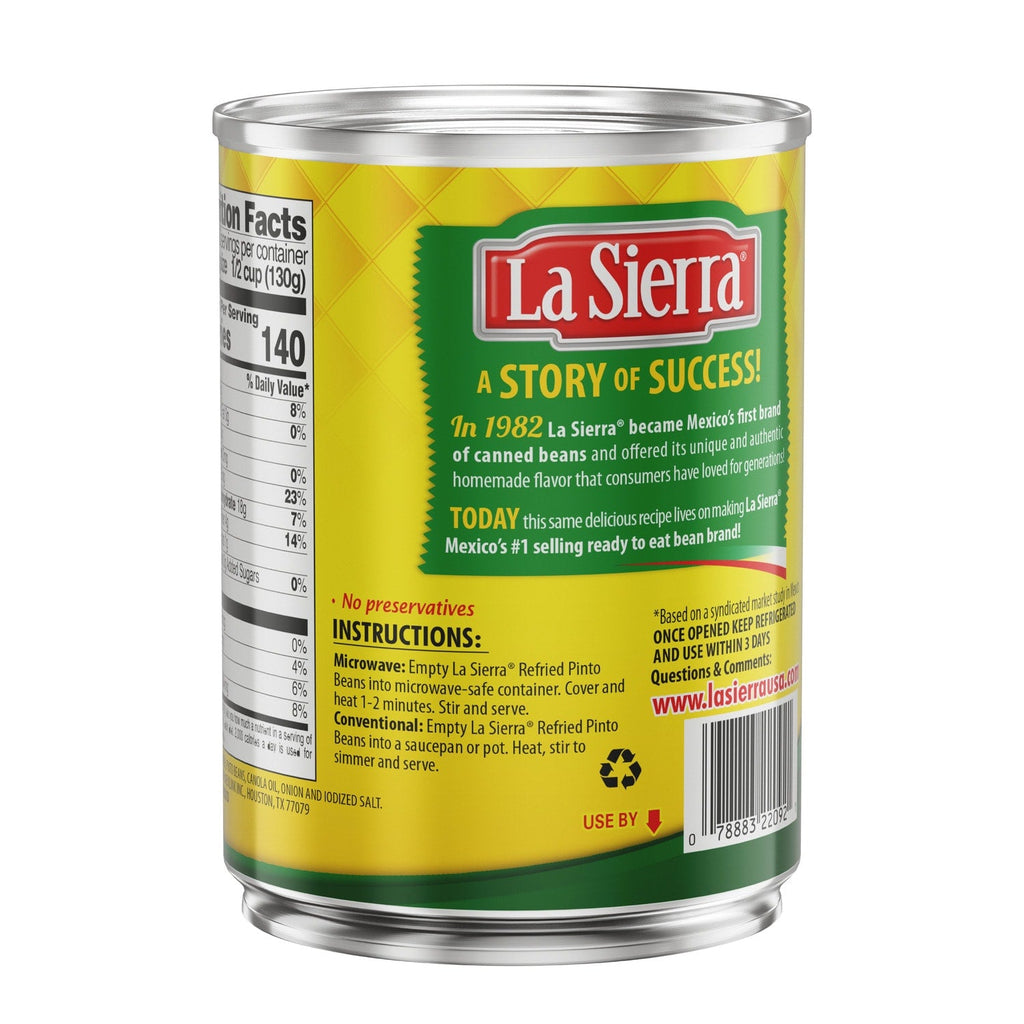 La Sierra Premium Refried Beans, 20.5-oz. Cans