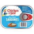 Chicken of the Sea Wild Caught Sardines in Water, 3.75 oz.