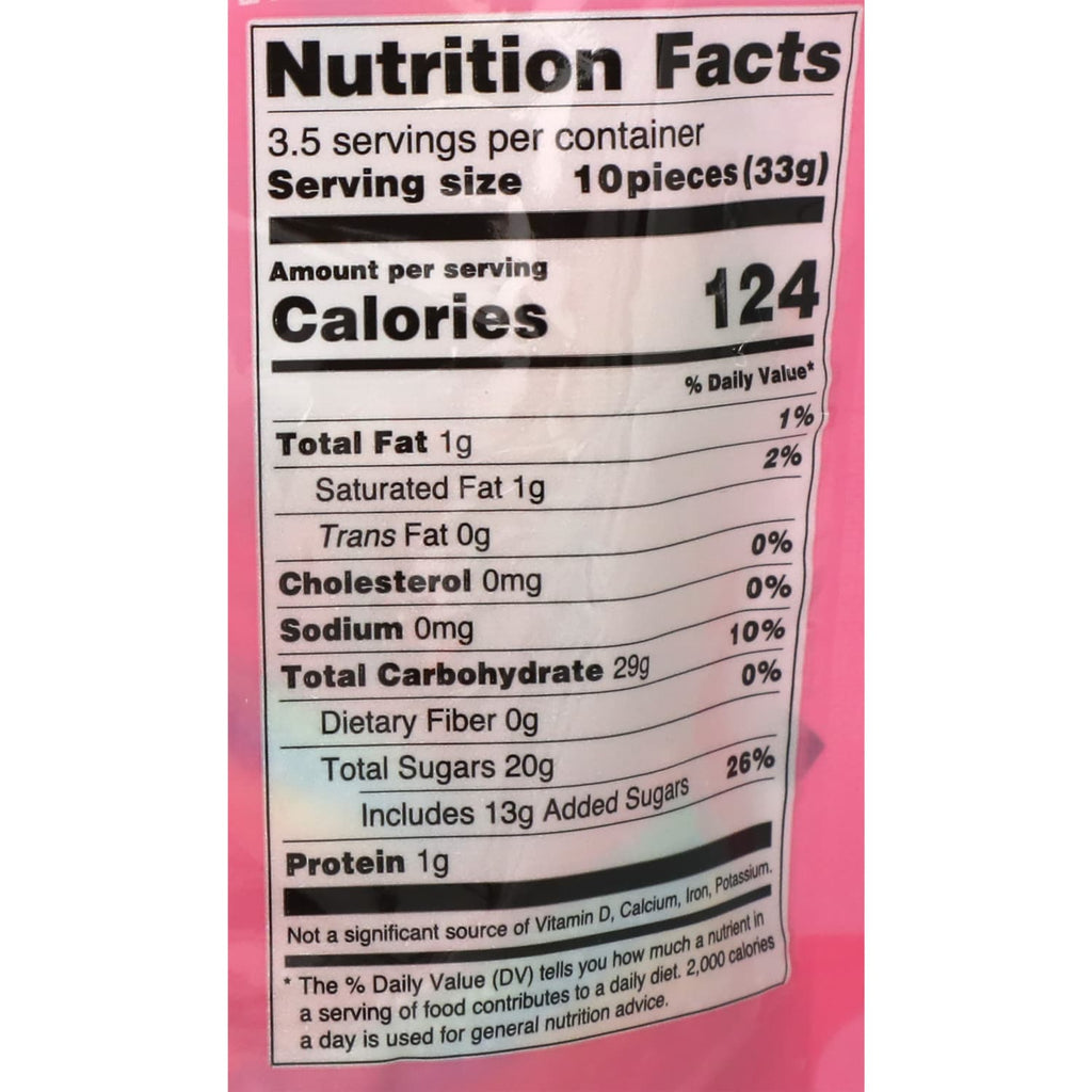 Fruit Juice-Flavored Rainbow Sour Belt Bites, 1-ct.