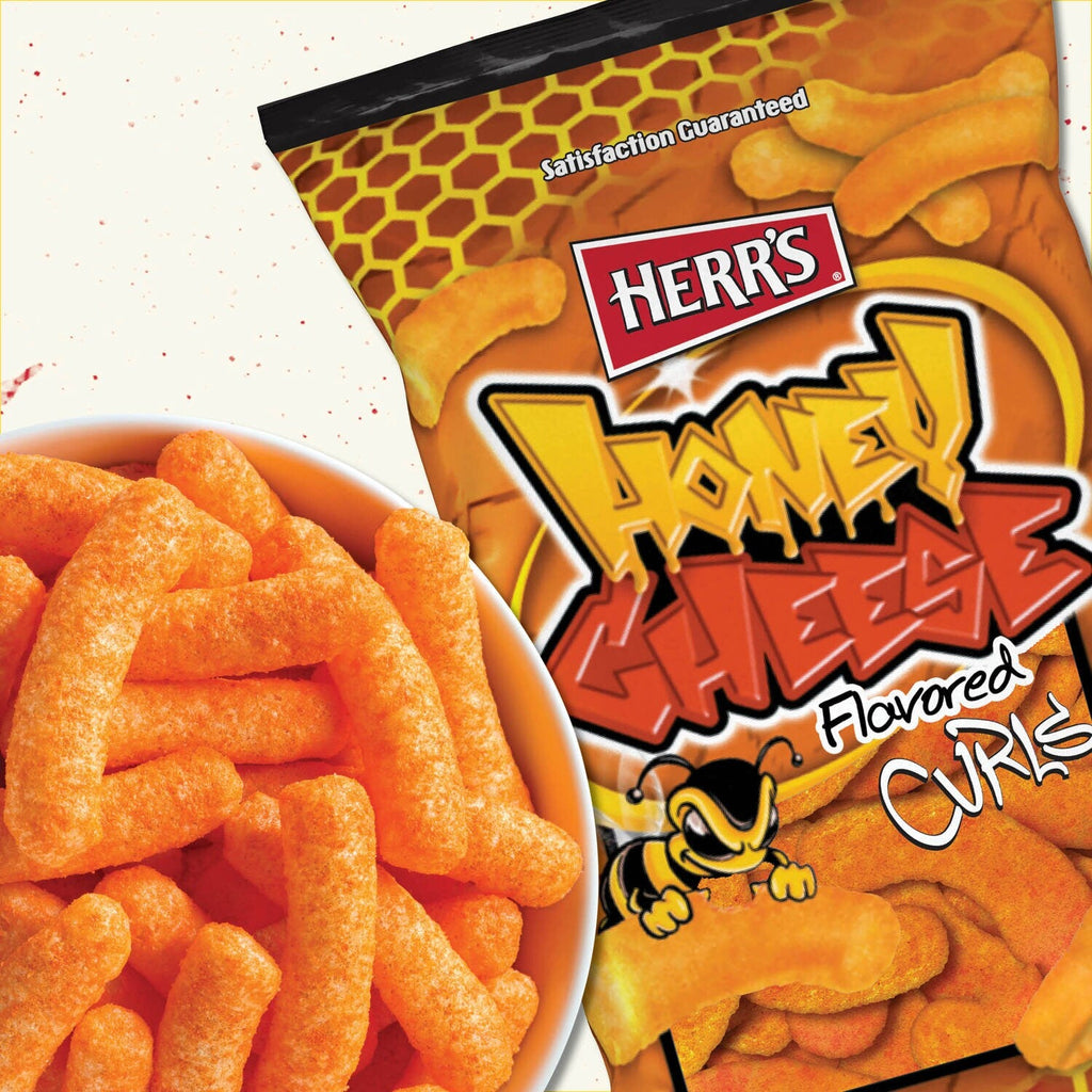 Herr's Honey Cheese Flavored Curls, 1-ct.
