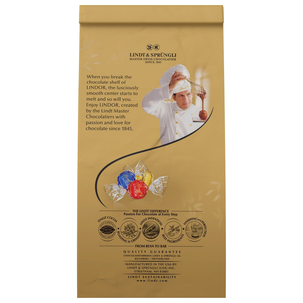 Lindt Lindor Assorted Chocolate Candy Truffles, 1-ct.
