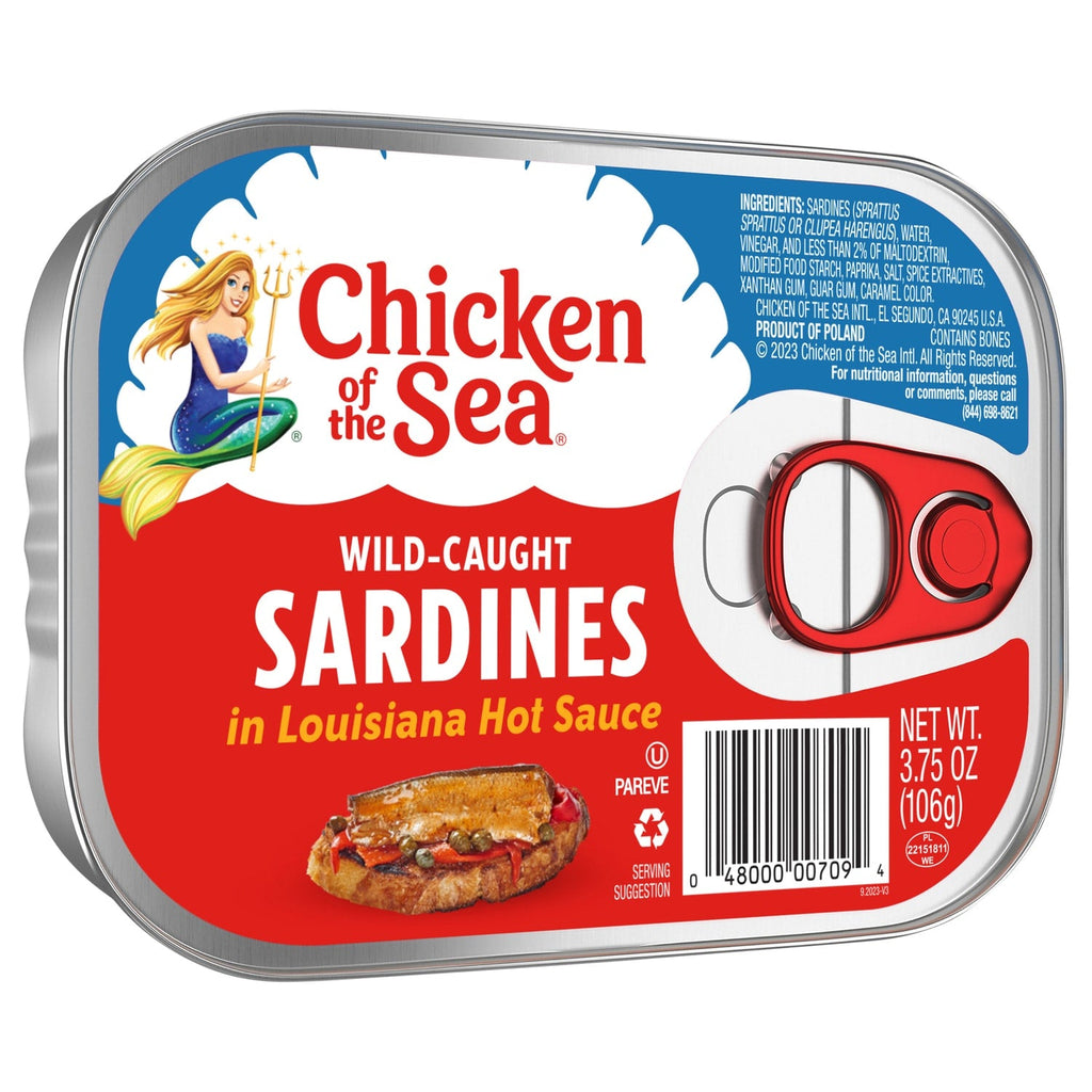 Chicken of the Sea Sardines in Hot Sauce, 3.75 oz.
