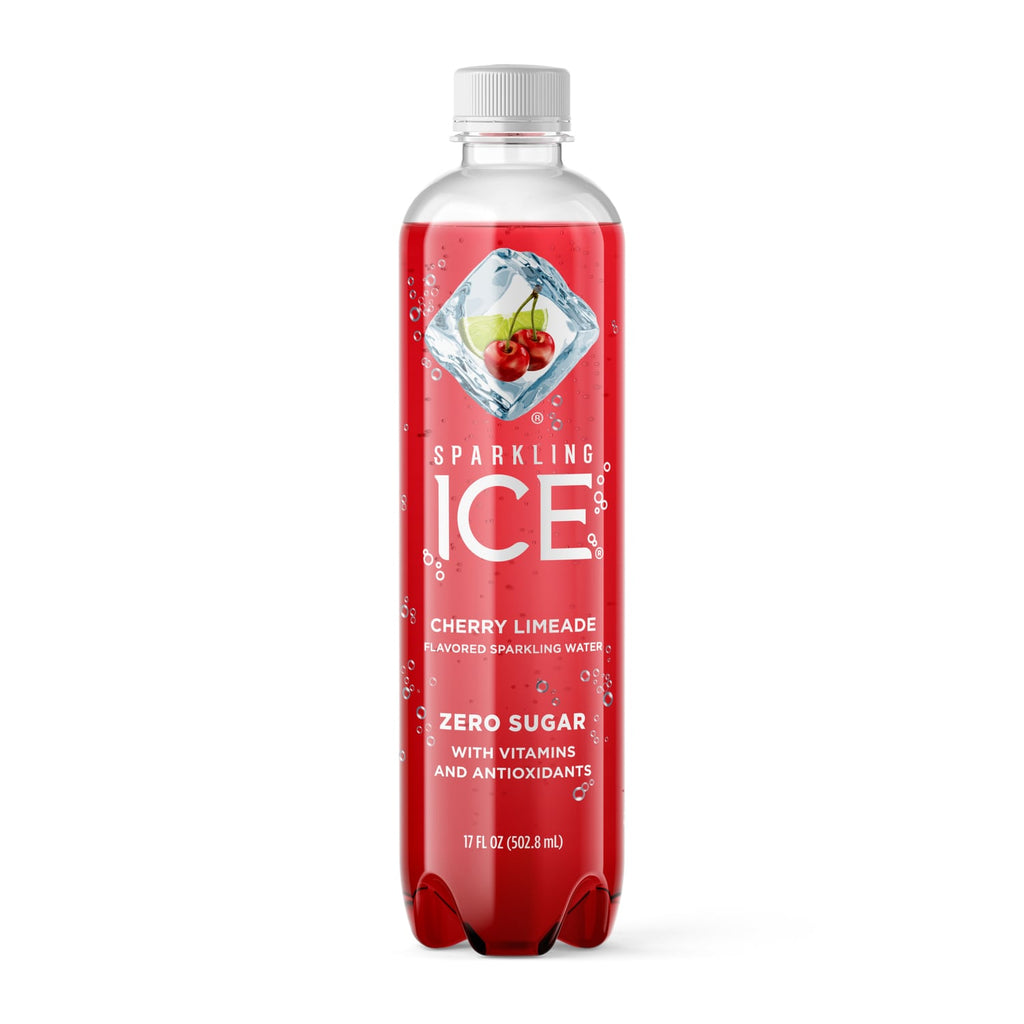 Sparkling Ice Cherry Limeade Flavored Spring Water, 17-oz. Bottle