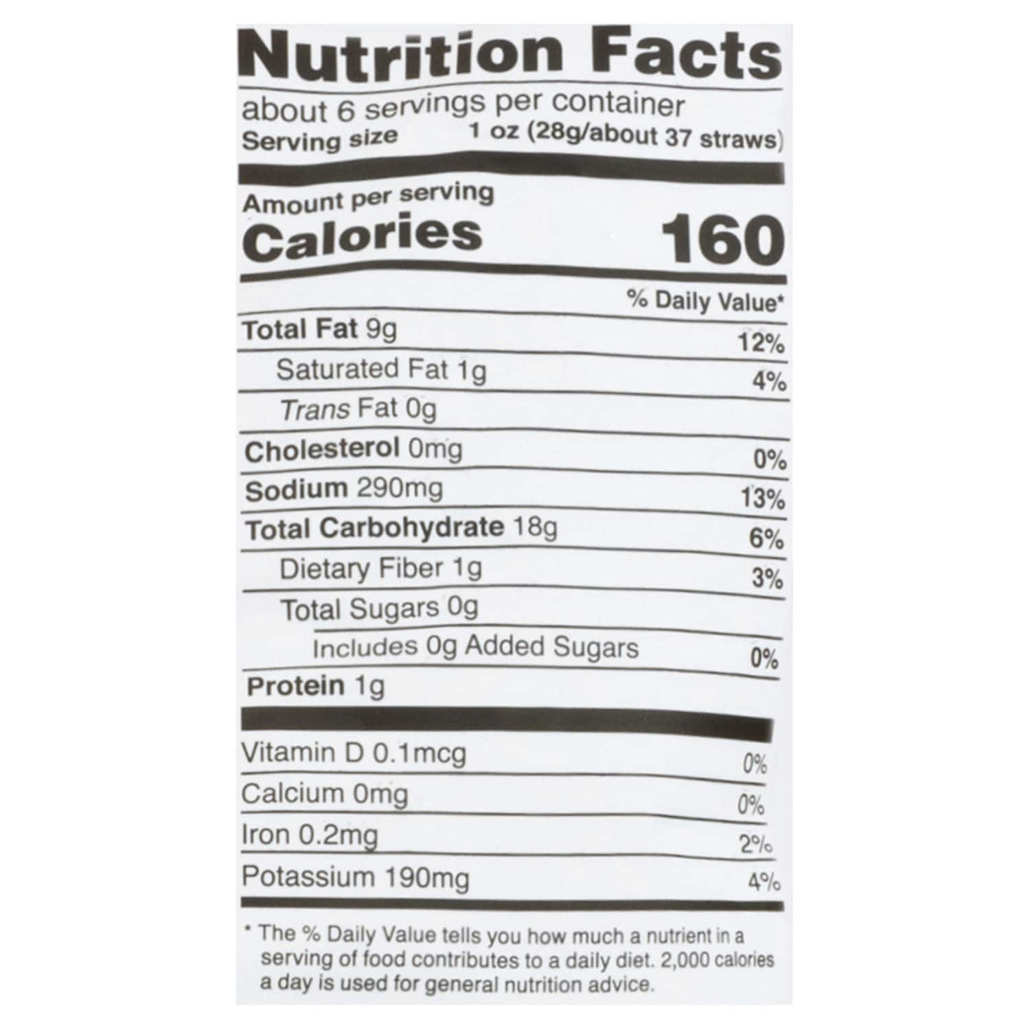 Good Health Veggie Straws with Sea Salt, 2.75-oz. Bags