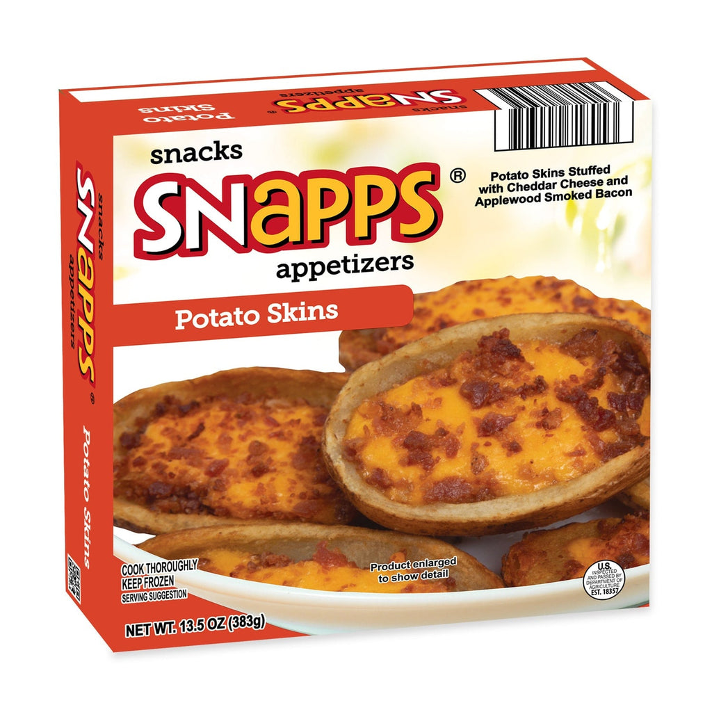 Snapps Potato Skins Appetizer With Cheddar Cheese And Smoked Bacon, 1-ct.