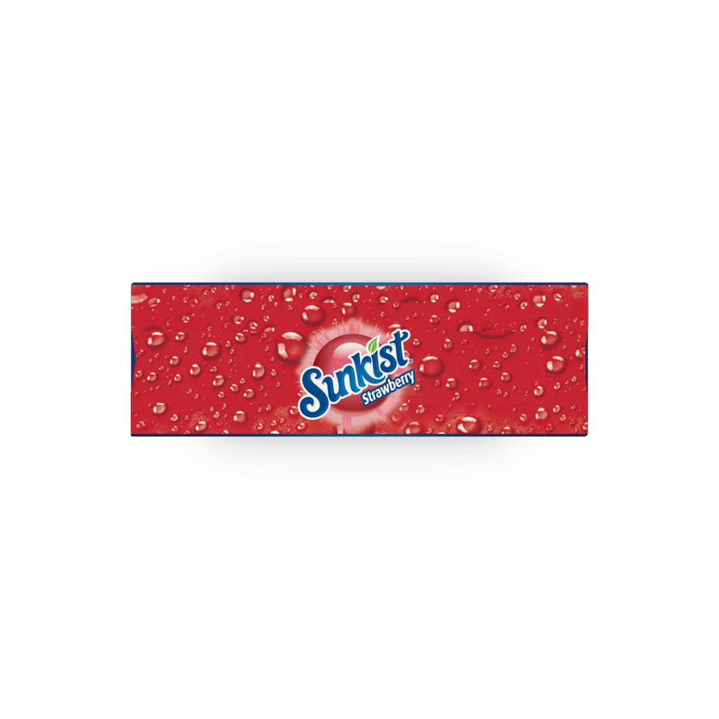 Sunkist Strawberry Zero Sugar Drink Mix, 6-pc Pack.