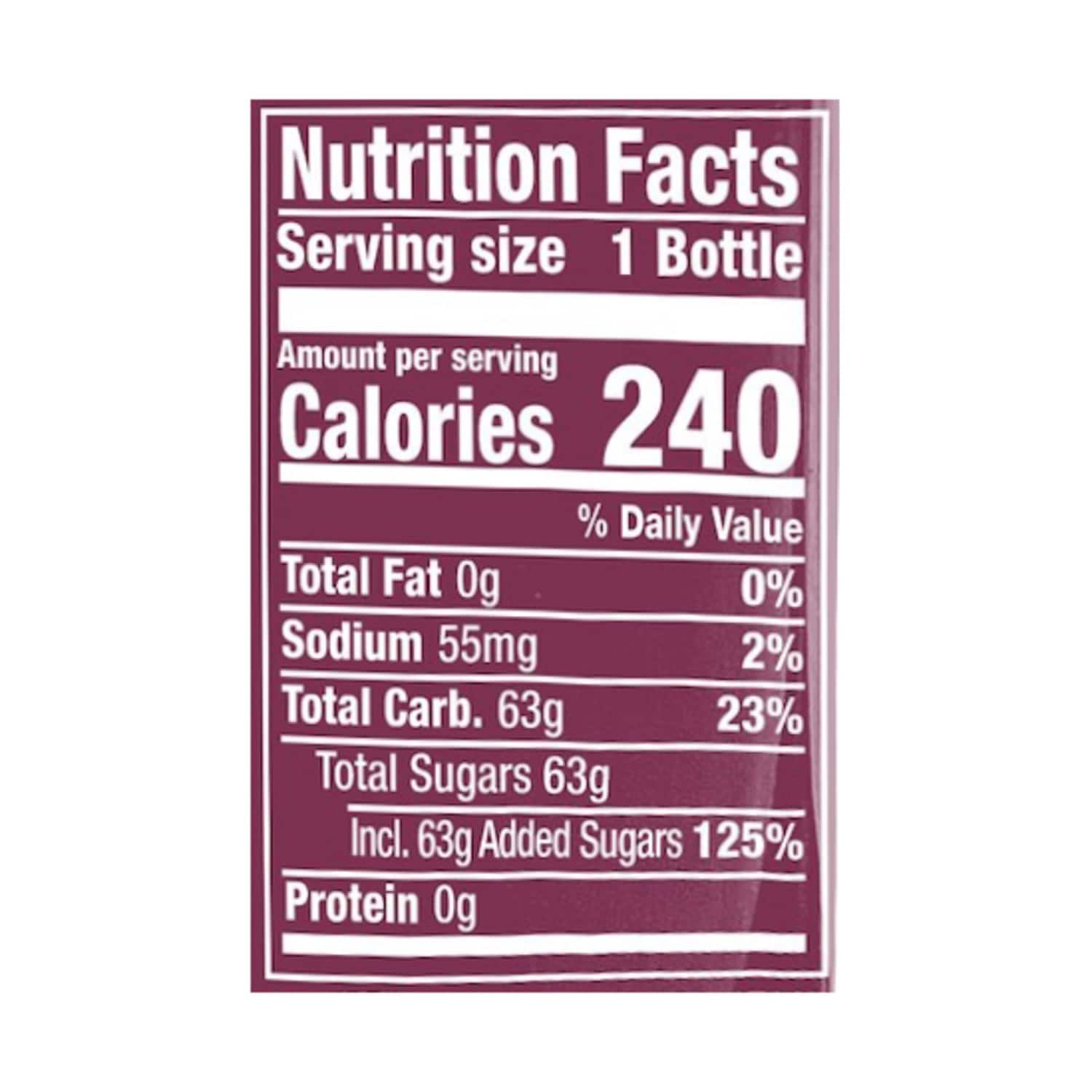 Mistic Grape Strawberry, 15.9 fl oz. Bottle