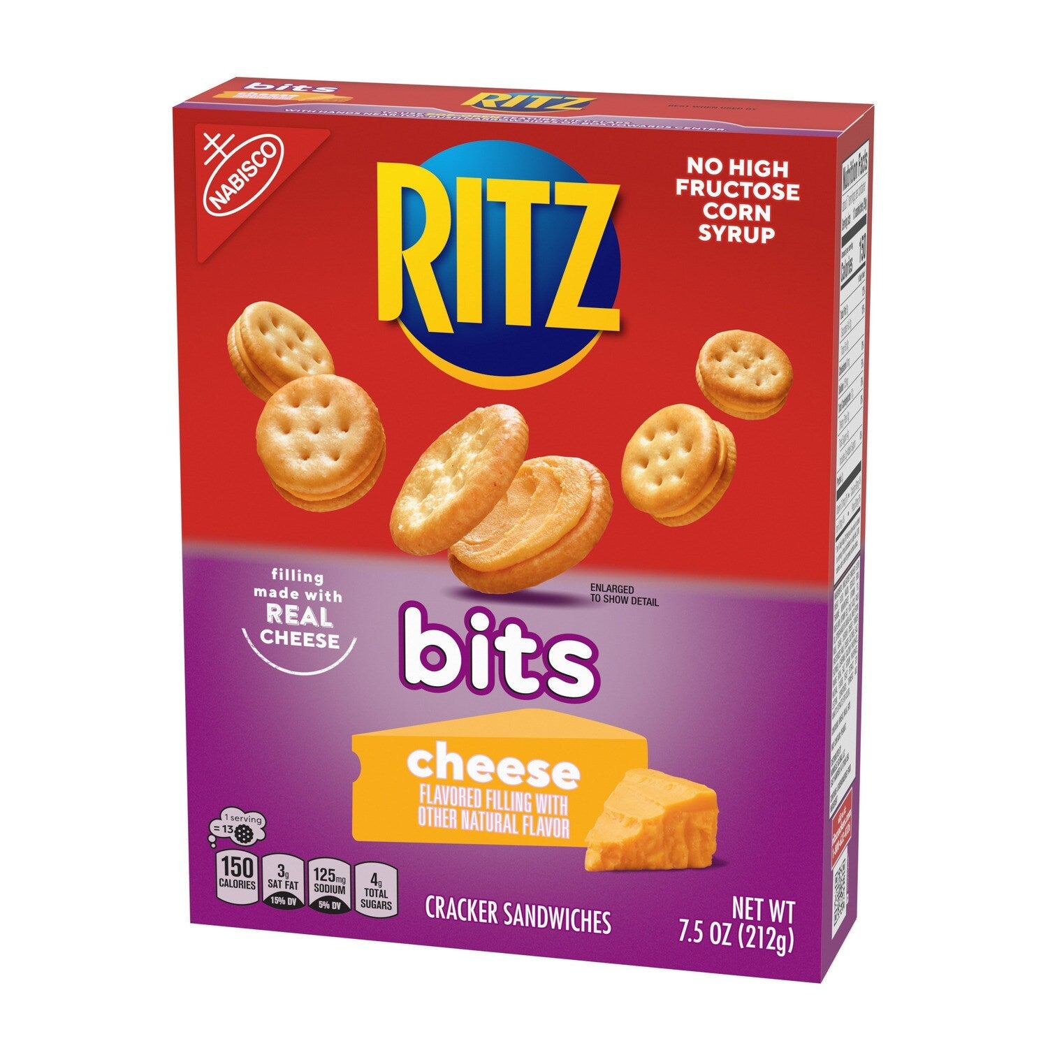 Nabisco Ritz Bits Cheese Cracker Sandwiches, 7.5 oz.