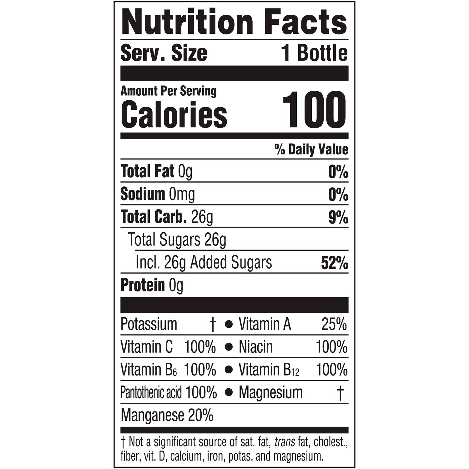Glaceau Blueberry Watermelon Flavored Vitamin Water, 1-ct.