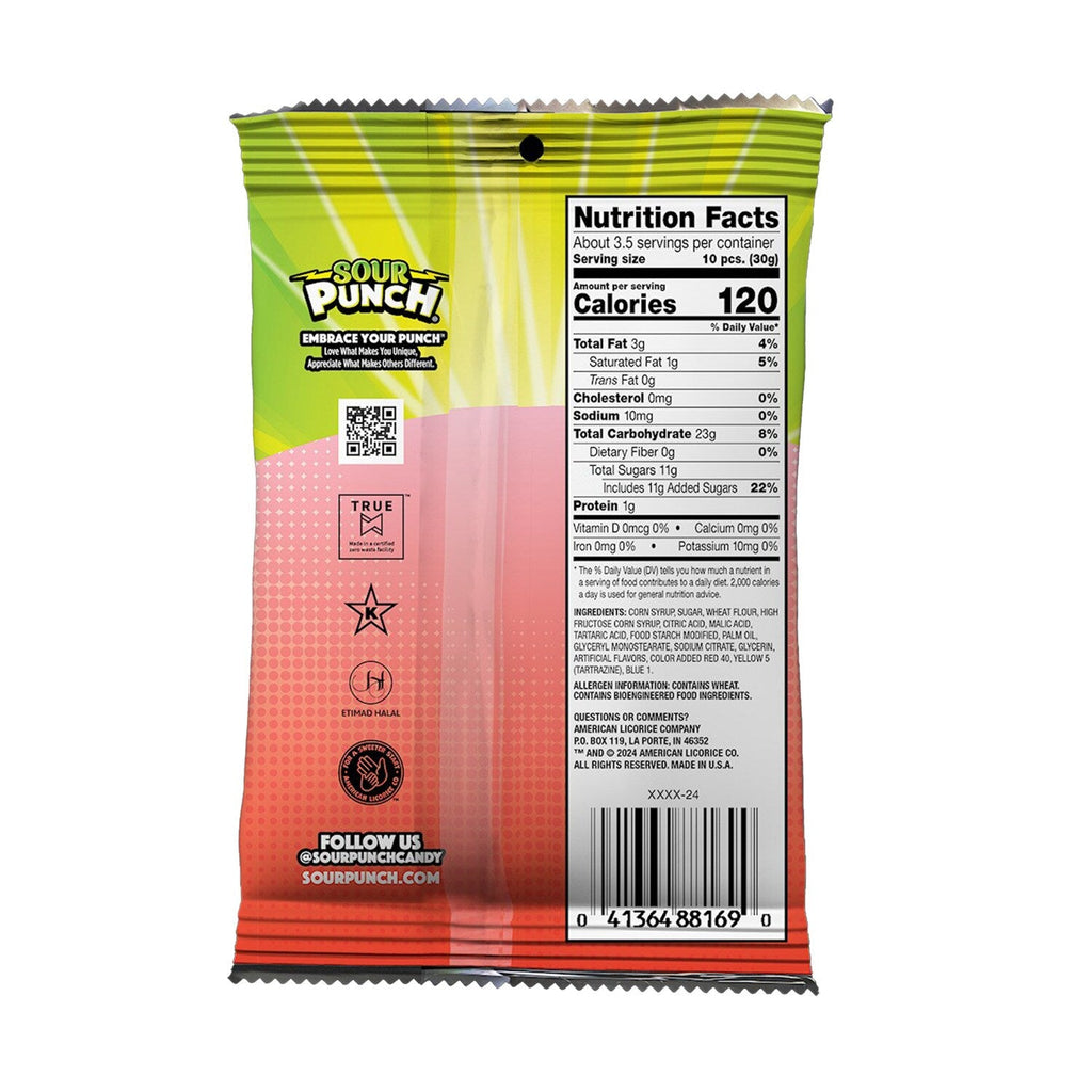 Sour Punch Rad Red Bites, 1-ct.
