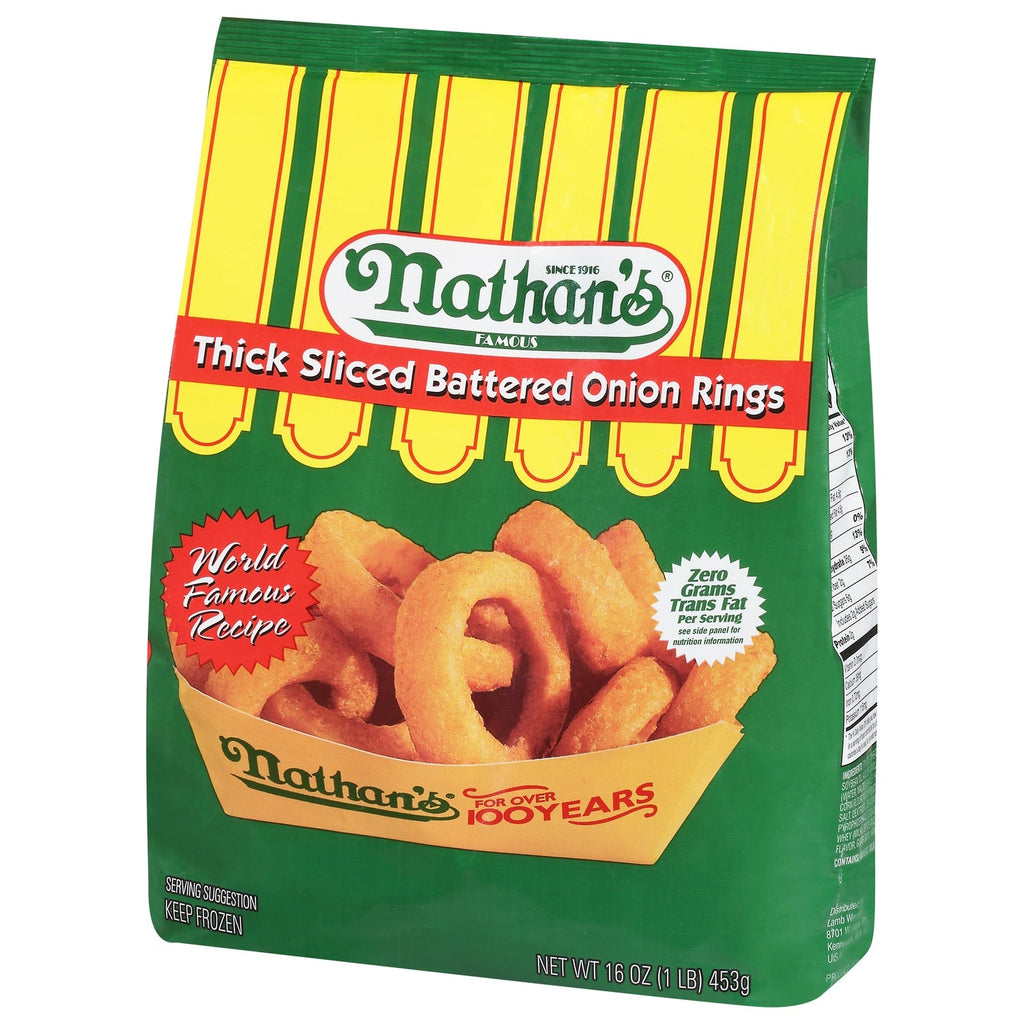 Lamb Weston Nathan's Famous Onion Rings, 16 oz.