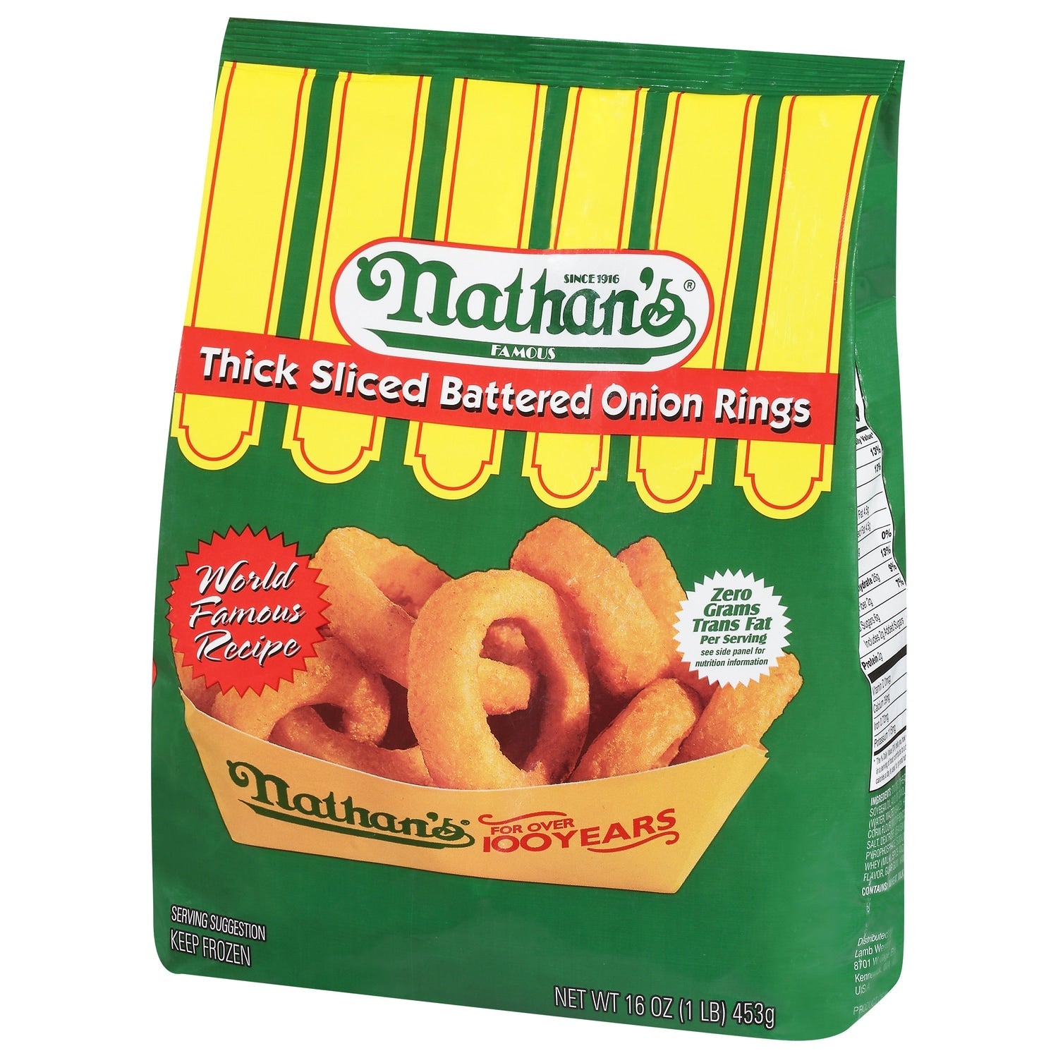 Lamb Weston Nathan's Famous Onion Rings, 16 oz.