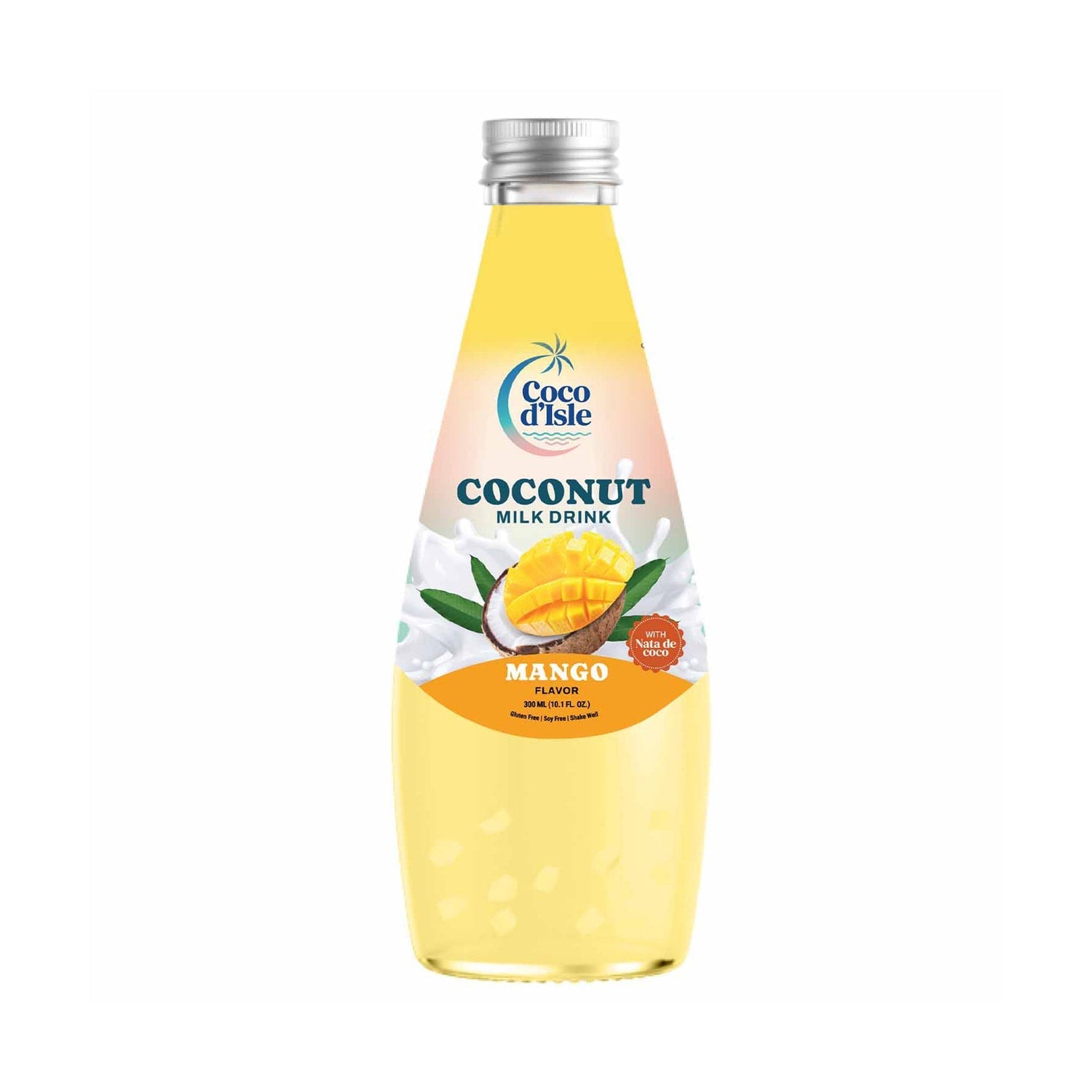 Coco dâIsle Coconut Milk Drink with Nata de Coco Mango Flavor, 10.1 FL. Oz.