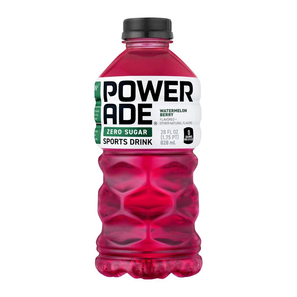 Powerade Zero Sugar Watermelon Berry, 28-fl oz. Bottles