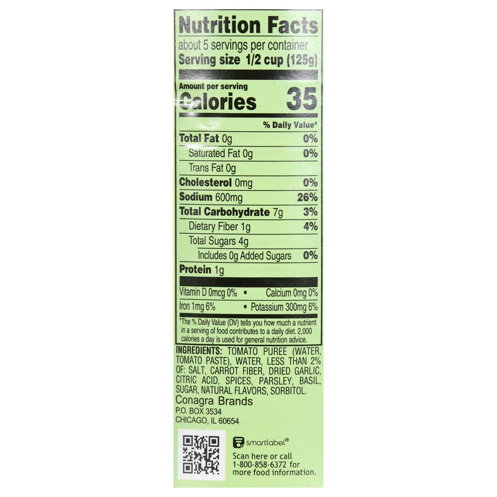 Conagra Brands Hunt's Garlic &amp; Herb Pasta Sauce, 24 oz.