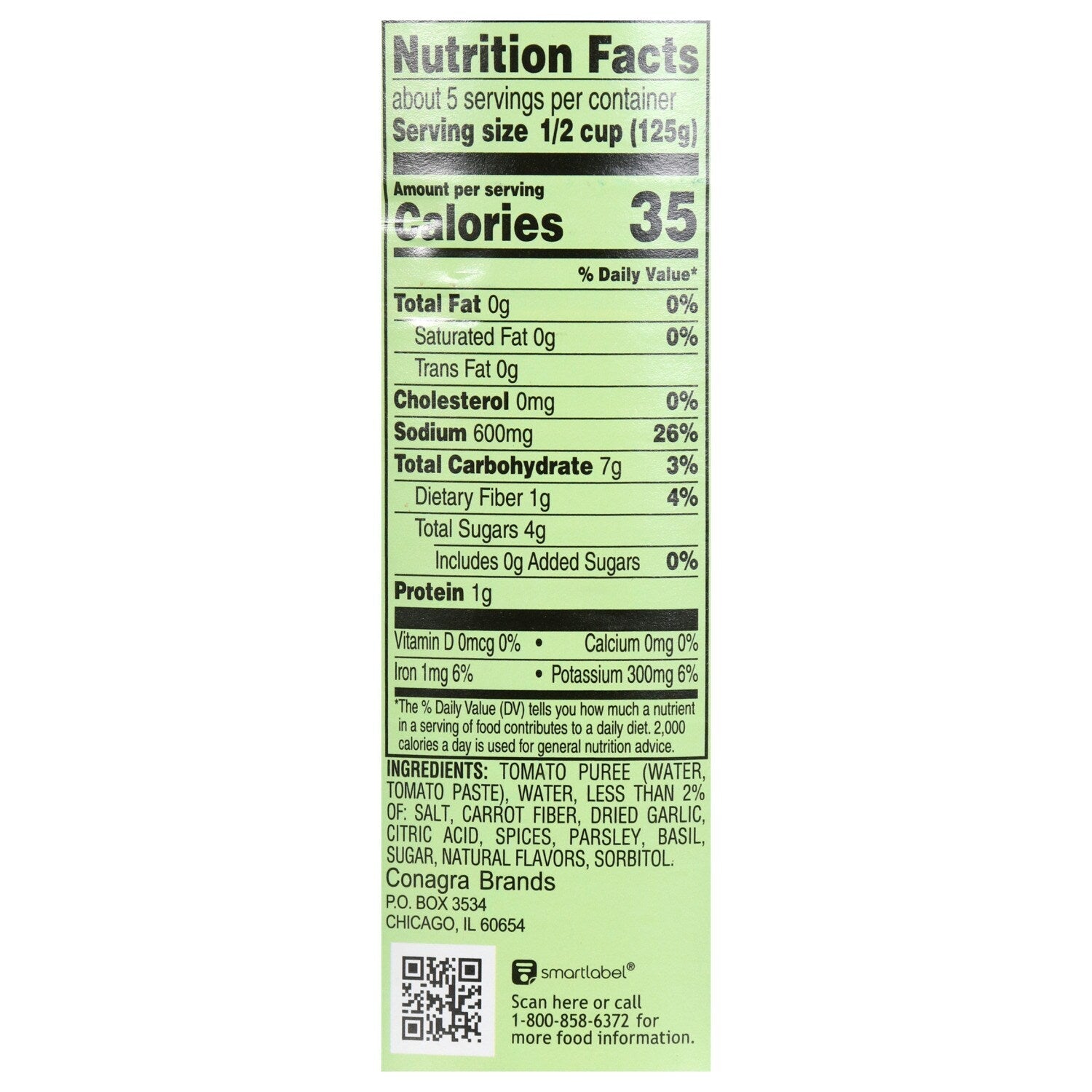 Conagra Brands Hunt's Garlic &amp; Herb Pasta Sauce, 24 oz.