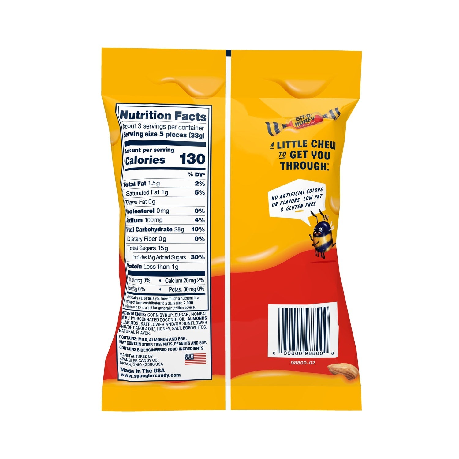 Bit-O-Honey Roasted Almond Bits With Real Honey, 1-ct.