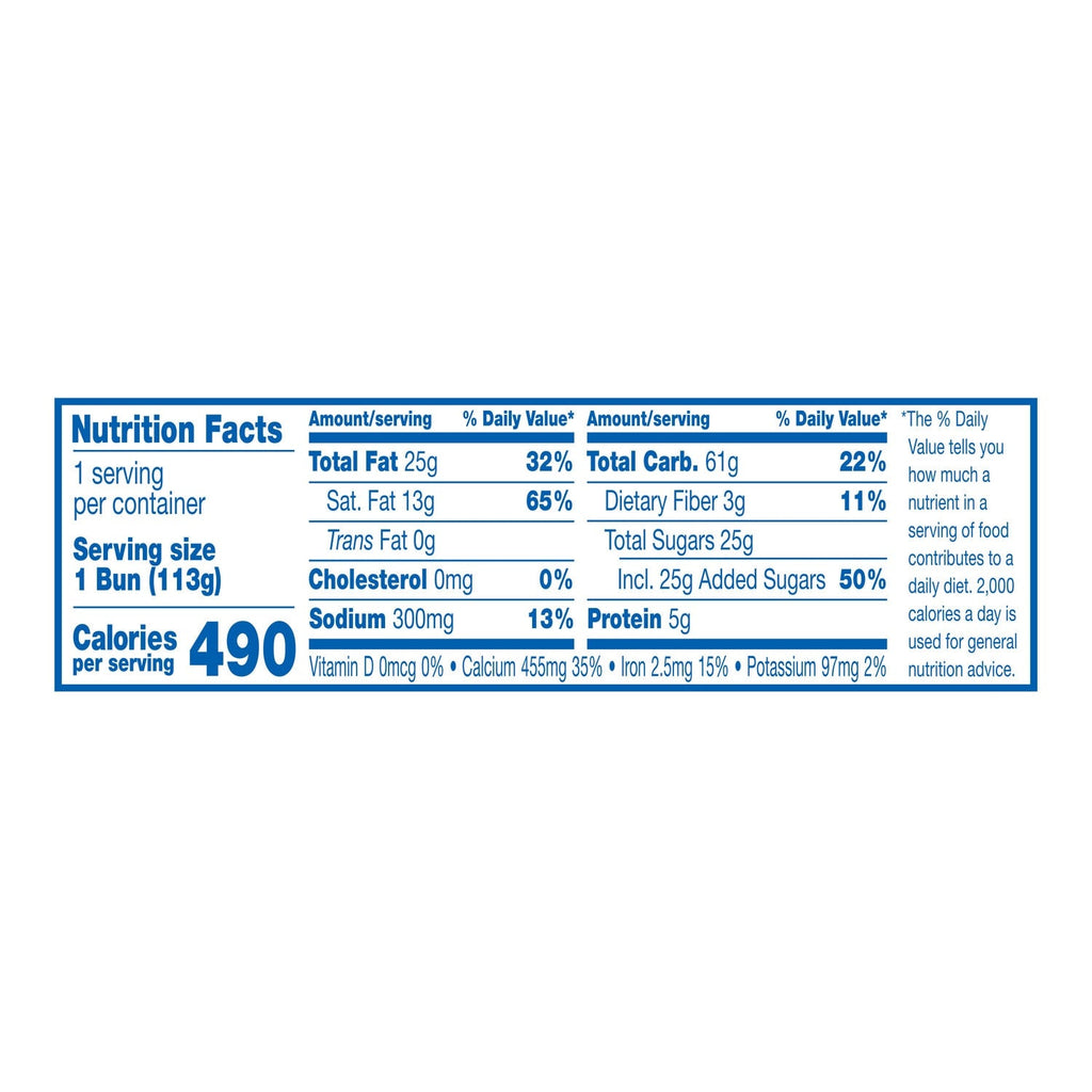 Hostess Jumbo Iced Honey Bun, 1-ct. Pack