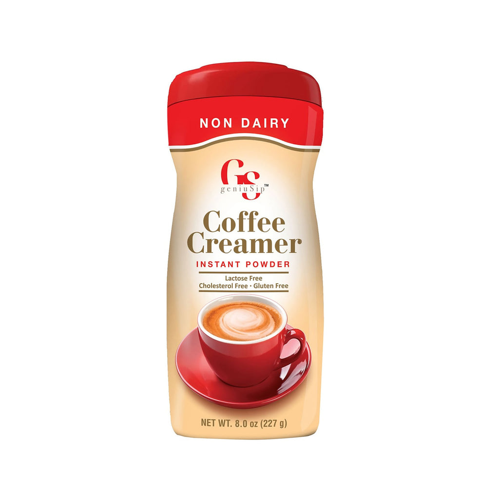 GeniuSip Powdered French Vanilla Non-Dairy Creamer, 8 oz.