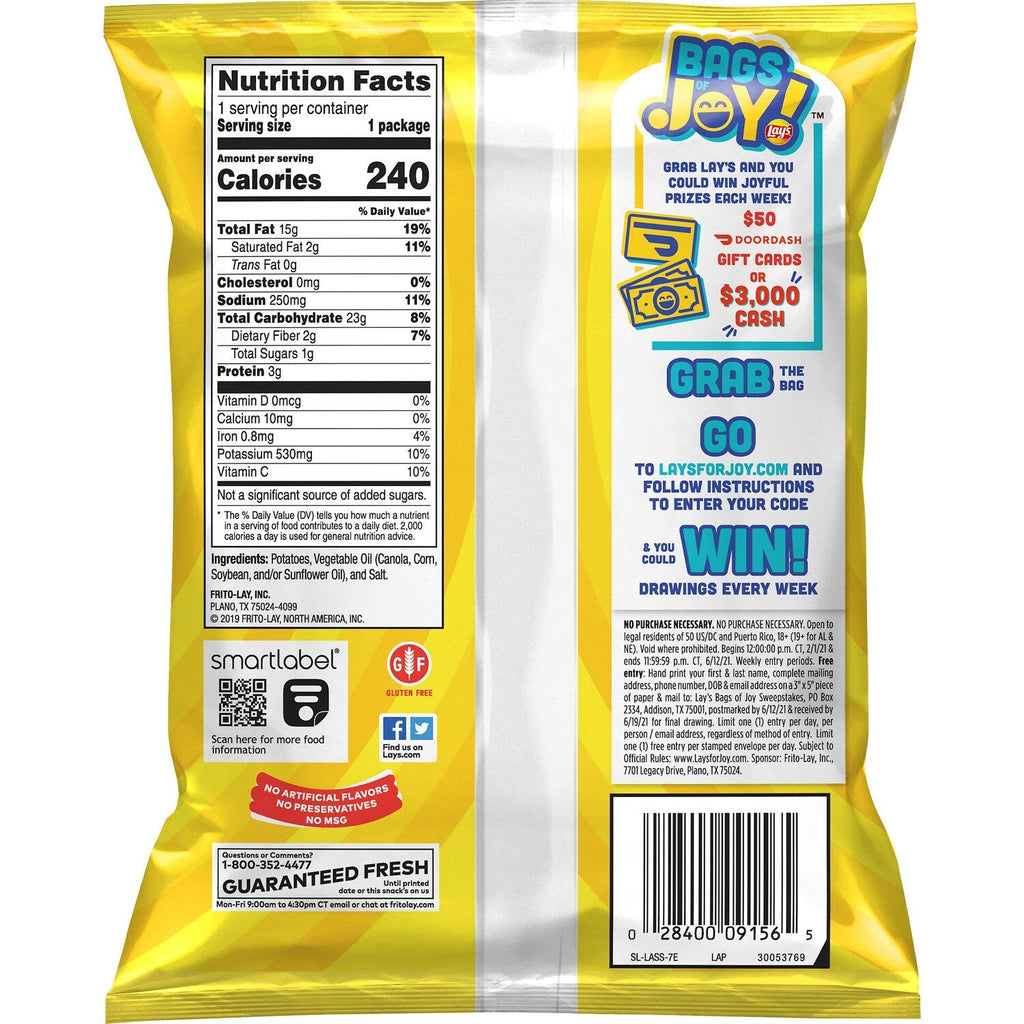 Lay's Potato Chips Classic 1 1/2 Oz