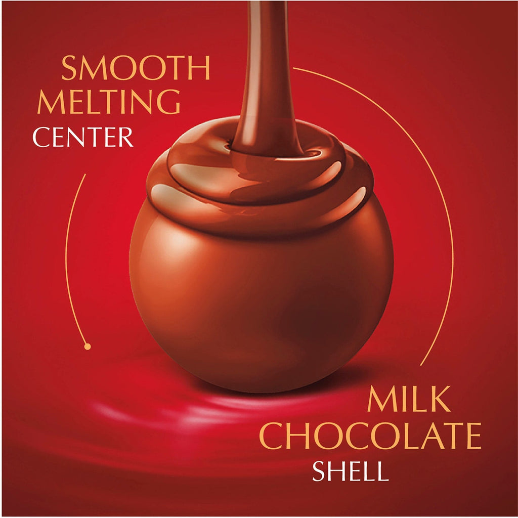 Lindt Lindor Milk Chocolate Truffles, 2-pc Pack.
