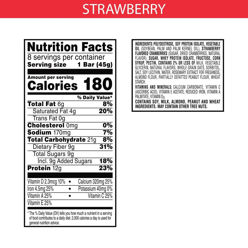 Kellogg's Special K Strawberry Flavored Protein Meal Bars, 1-ct. Pack