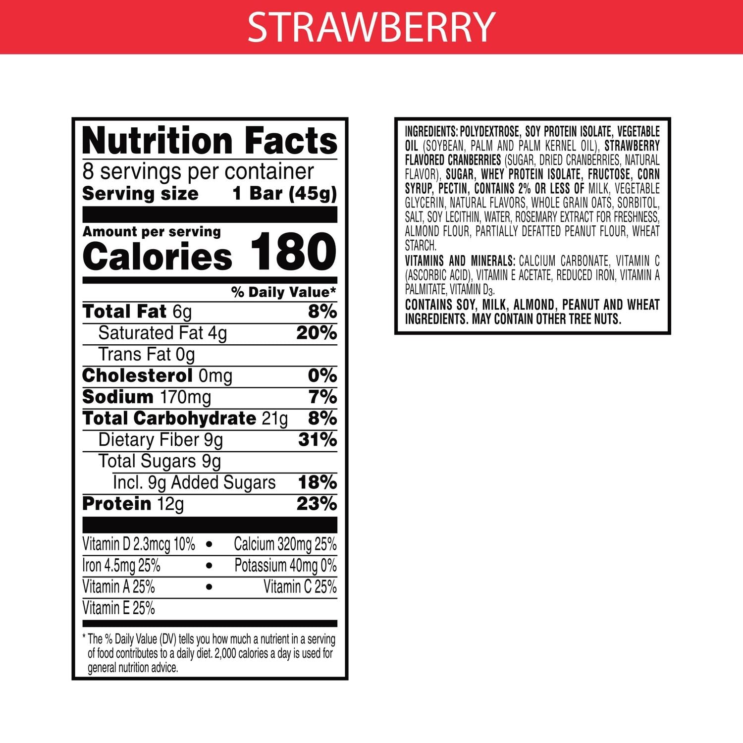 Kellogg's Special K Strawberry Flavored Protein Meal Bars, 1-ct. Pack