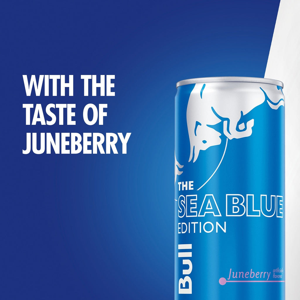 Red Bull Sea Blue Edition Juneberry Flavored Energy Drink, 1-ct.
