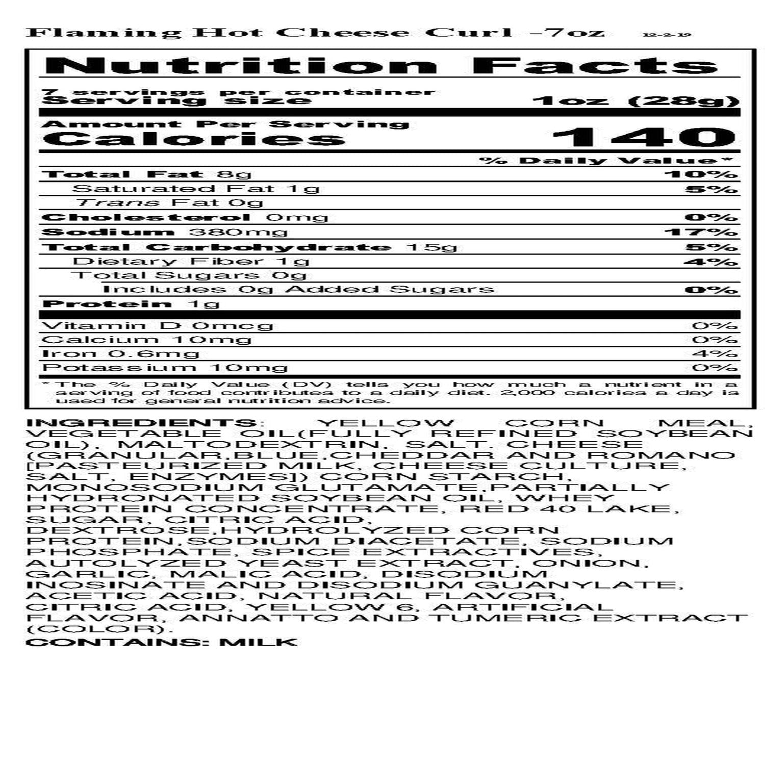 Brim's Oven-Baked Hot Crunchy Cheese Curls, 7-oz. Bags