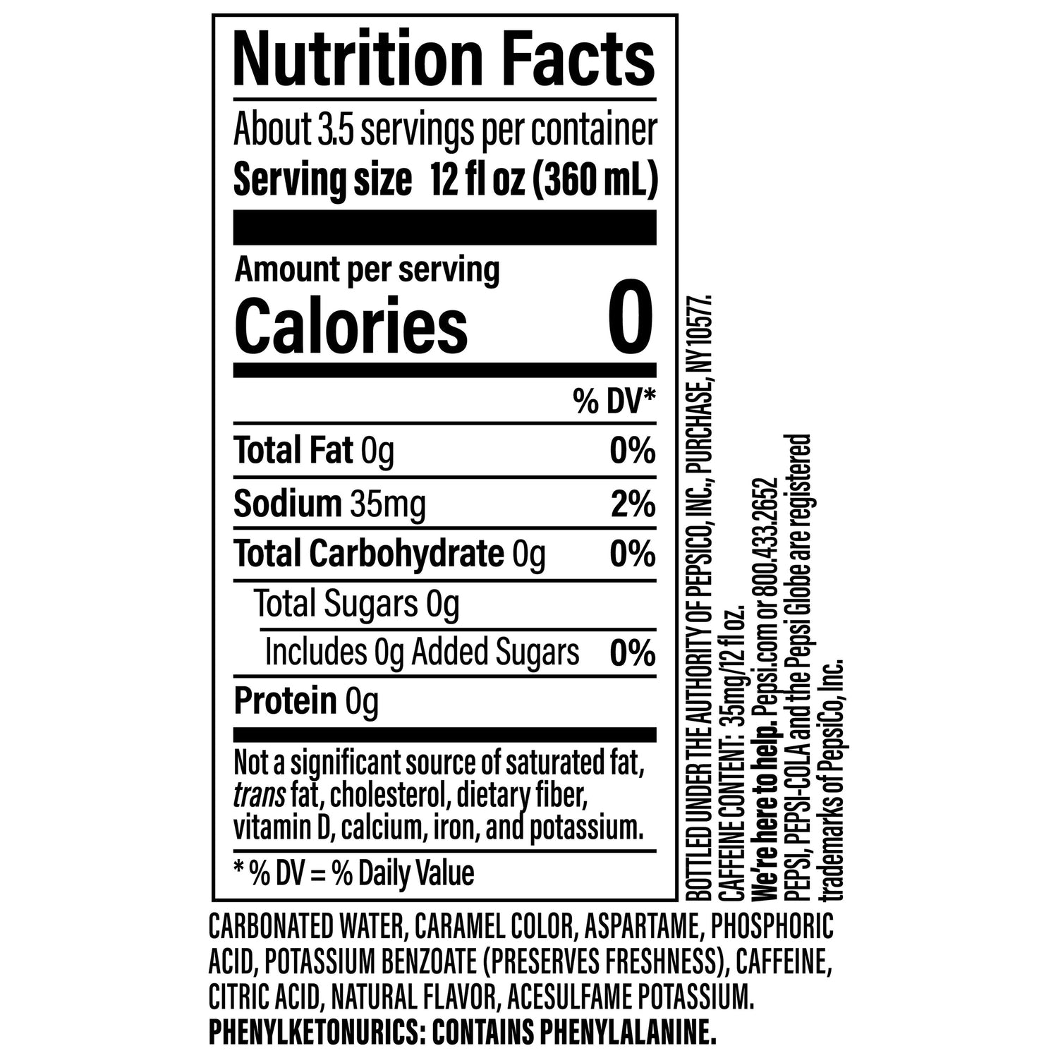 Diet Pepsi ColaÂ® Soda Bottle 1.25L