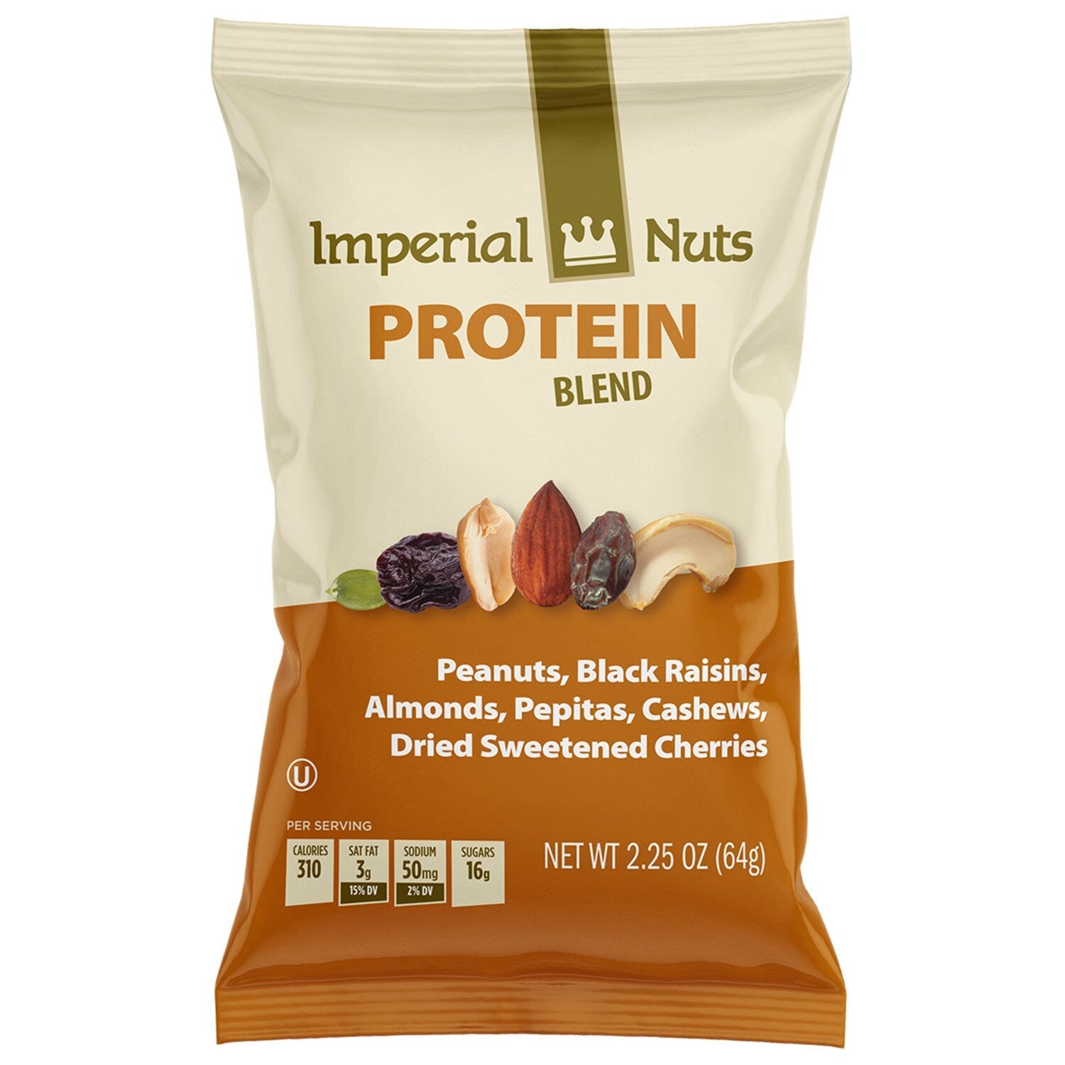 Imperial Nuts Fruit and Nut Protein Blend, 2.25-oz.